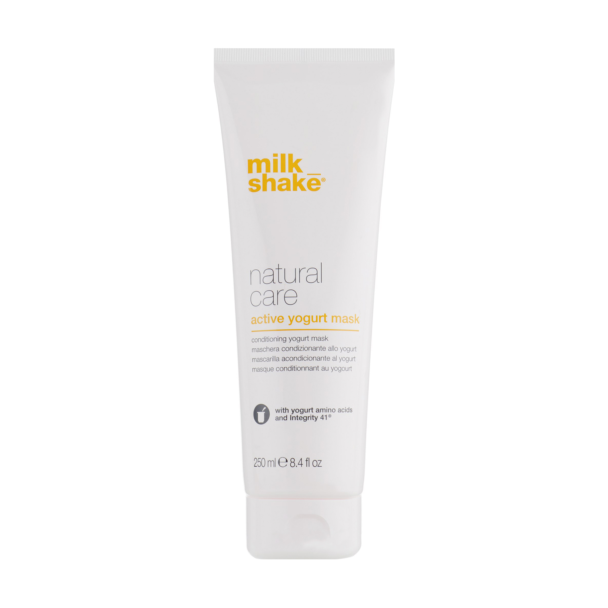 Живильна маска milk_shake Natural Care Active Yogurt Mask для натурального та фарбованого волосся, 250 мл